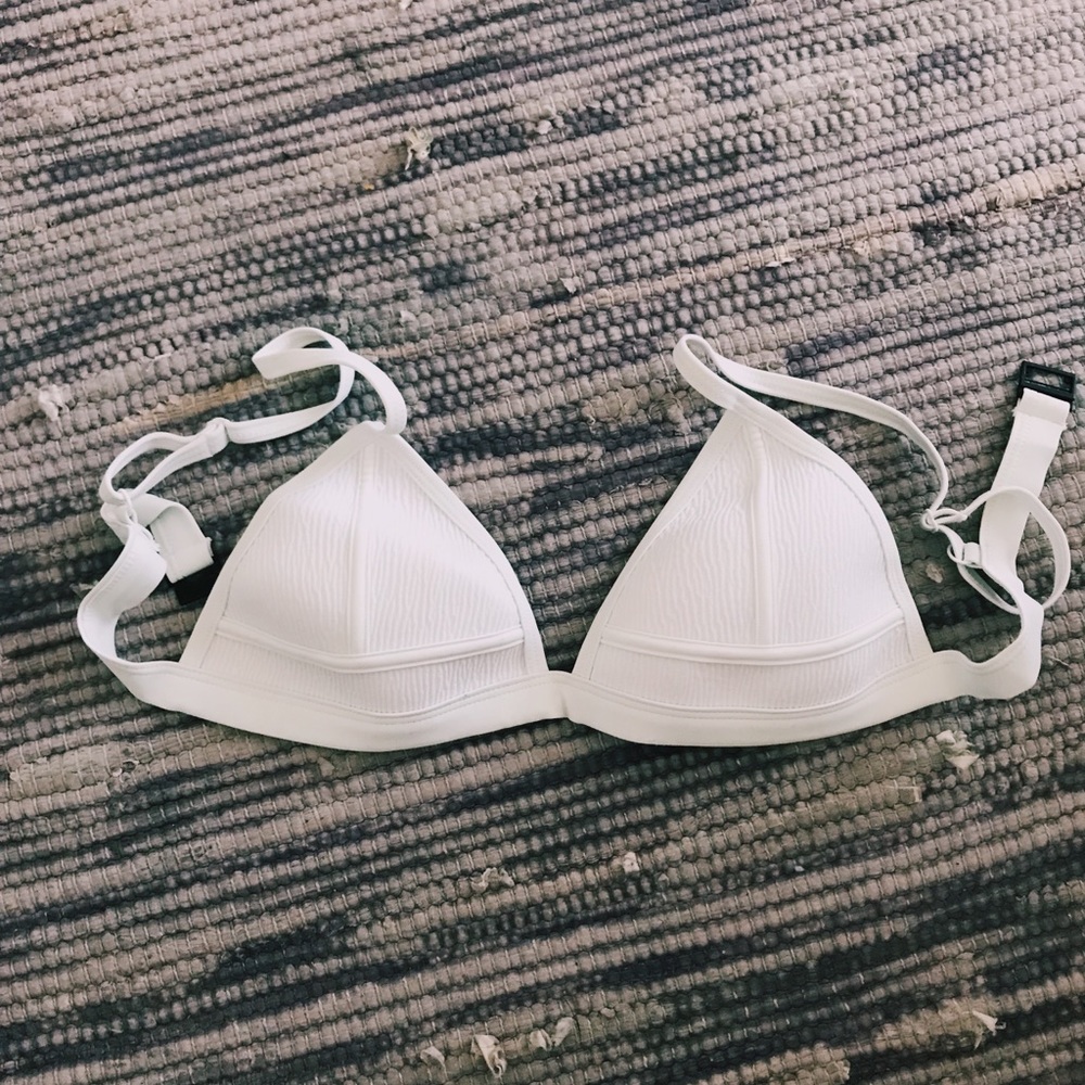 TRIANGL SWIMWEAR White bikini top